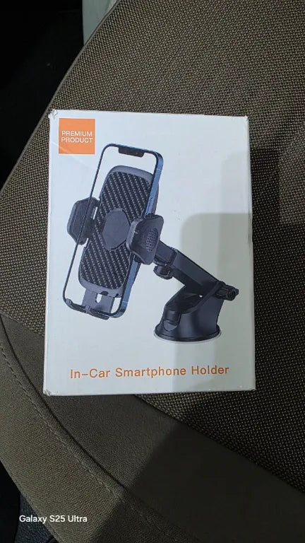 Support Téléphone Voiture,Rotation 360° & Opération à Une Main, Attache Voiture Pare-Brise
