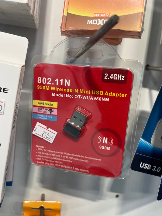 Adaptateur WiFi USB Nano 950Mbps – OT-WUA950NM (2.4GHz)