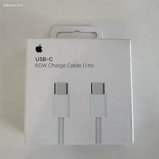 Câble IPhone renforcé USB-C - Accessoires téléphone & Objets connectés