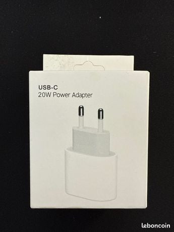 Chargeur USB C 20W neuf - Accessoires téléphone & Objets connectés